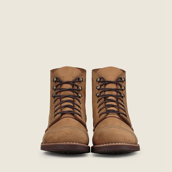 Bottes Red Wing Heritage - Iron Ranger - Short Chinook Cuir - Kaki - Femme 530XKVQCN